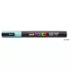 Dekormarker, 0,9-1,3 mm, UNI "Posca PC-3M", tengerzöld