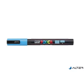   Dekormarker, 0,9-1,3 mm, UNI "Posca PC-3M", világoskék