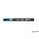 Dekormarker, 0,9-1,3 mm, UNI "Posca PC-3M", világoskék