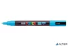 Dekormarker, 0,9-1,3 mm, UNI "Posca PC-3M", világoskék