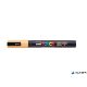 Dekormarker, 0,9-1,3 mm, UNI "Posca PC-3M", világos narancssárga