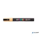 Dekormarker, 0,9-1,3 mm, UNI "Posca PC-3M", világos narancssárga