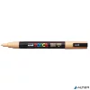 Dekormarker, 0,9-1,3 mm, UNI "Posca PC-3M", világos narancssárga