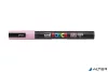 Dekormarker, 0,9-1,3 mm, UNI "Posca PC-3M", világos rózsaszín