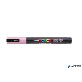   Dekormarker, 0,9-1,3 mm, UNI "Posca PC-3M", világos rózsaszín