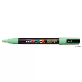   Dekormarker, 0,9-1,3 mm, UNI "Posca PC-3M", világoszöld