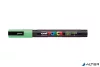 Dekormarker, 0,9-1,3 mm, UNI "Posca PC-3M", világoszöld