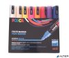 Dekormarker készlet, 1,8-2,5 mm, UNI "Posca PC-5M", 16 különböző szín