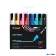 Dekormarker készlet, 1,8-2,5 mm, UNI "Posca PC-5M", 8 különböző szín