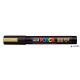 Dekormarker, 1,8-2,5 mm, UNI "Posca PC-5M", arany