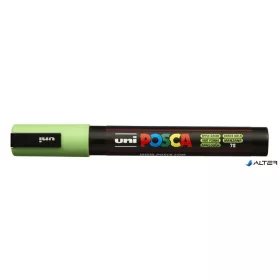   Dekormarker, 1,8-2,5 mm, UNI 'Posca PC-5M', zöldalma
