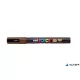 Dekormarker, 1,8-2,5 mm, UNI "Posca PC-5M", barna