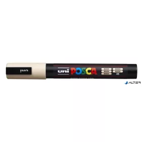 Dekormarker, 1,8-2,5 mm, UNI "Posca PC-5M", bézs