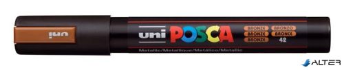 Dekormarker, 1,8-2,5 mm, UNI "Posca PC-5M", bronz