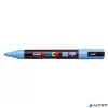 Dekormarker, 1,8-2,5 mm, UNI "Posca PC-5M", égszínkék
