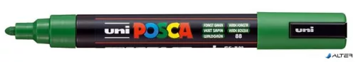 Dekormarker, 1,8-2,5 mm, UNI "Posca PC-5M", erdőzöld