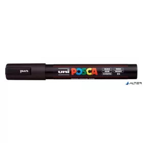 Dekormarker, 1,8-2,5 mm, UNI 'Posca PC-5M', fekete