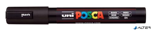 Dekormarker, 1,8-2,5 mm, UNI "Posca PC-5M", fekete