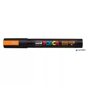   Dekormarker, 1,8-2,5 mm, UNI 'Posca PC-5M', fluor narancs
