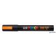 Dekormarker, 1,8-2,5 mm, UNI "Posca PC-5M", fluor narancs