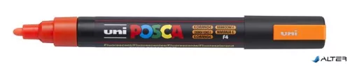 Dekormarker, 1,8-2,5 mm, UNI "Posca PC-5M", fluor narancs