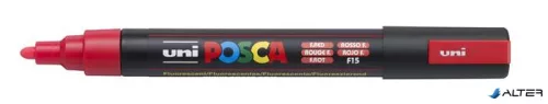 Dekormarker, 1,8-2,5 mm, UNI "Posca PC-5M", fluor piros