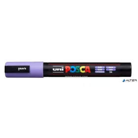   Dekormarker, 1,8-2,5 mm, UNI "Posca PC-5M", halványlila