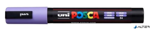Dekormarker, 1,8-2,5 mm, UNI "Posca PC-5M", halványlila