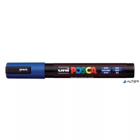 Dekormarker, 1,8-2,5 mm, UNI "Posca PC-5M", kék