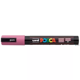 Dekormarker, 1,8-2,5 mm, UNI "Posca PC-5M", málna