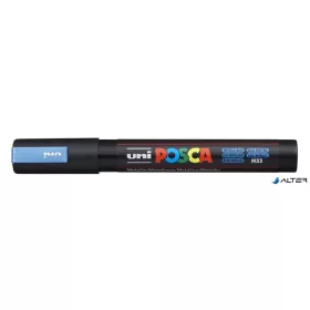   Dekormarker, 1,8-2,5 mm, UNI "Posca PC-5M", metálkék