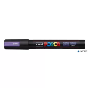   Dekormarker, 1,8-2,5 mm, UNI 'Posca PC-5M', metállila