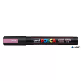   Dekormarker, 1,8-2,5 mm, UNI "Posca PC-5M", metálrózsaszín