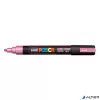 Dekormarker, 1,8-2,5 mm, UNI "Posca PC-5M", metálrózsaszín