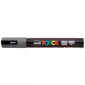   Dekormarker, 1,8-2,5 mm, UNI "Posca PC-5M", mély szürke