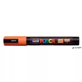   Dekormarker, 1,8-2,5 mm, UNI "Posca PC-5M", narancssárga
