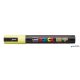 Dekormarker, 1,8-2,5 mm, UNI "Posca PC-5M", napsárga
