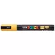 Dekormarker, 1,8-2,5 mm, UNI "Posca PC-5M", okker
