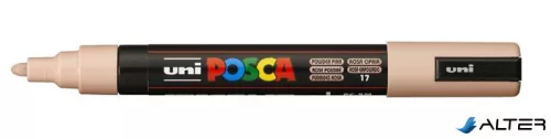Dekormarker, 1,8-2,5 mm, UNI "Posca PC-5M", púder rózsaszín
