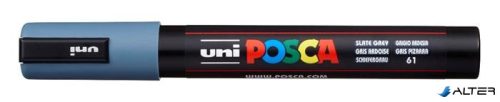Dekormarker, 1,8-2,5 mm, UNI "Posca PC-5M", palaszürke