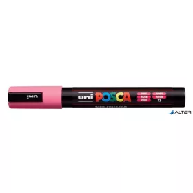   Dekormarker, 1,8-2,5 mm, UNI "Posca PC-5M", rózsaszín