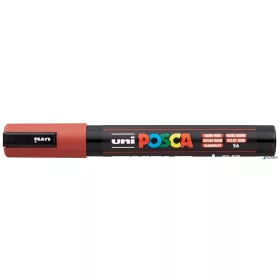  Dekormarker, 1,8-2,5 mm, UNI "Posca PC-5M", rubin vörös