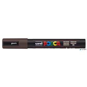   Dekormarker, 1,8-2,5 mm, UNI "Posca PC-5M", sötétbarna