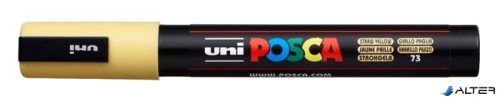 Dekormarker, 1,8-2,5 mm, UNI "Posca PC-5M", szalmasárga