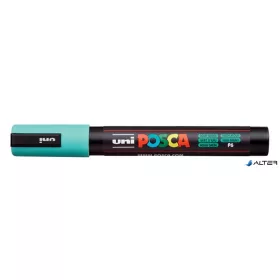   Dekormarker, 1,8-2,5 mm, UNI "Posca PC-5M", tengerzöld
