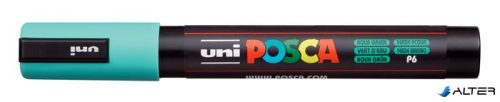 Dekormarker, 1,8-2,5 mm, UNI "Posca PC-5M", tengerzöld