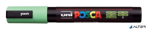 Dekormarker, 1,8-2,5 mm, UNI "Posca PC-5M", világoszöld