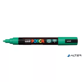 Dekormarker, 1,8-2,5 mm, UNI 'Posca PC-5M', zöld
