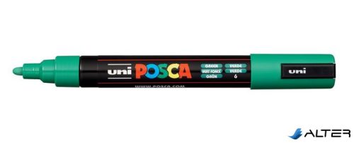Dekormarker, 1,8-2,5 mm, UNI "Posca PC-5M", zöld
