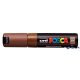 Dekormarker, 4,5-5,5 mm, UNI "Posca PC-7M", barna